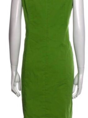Akris Punto Dress with a black front and green back